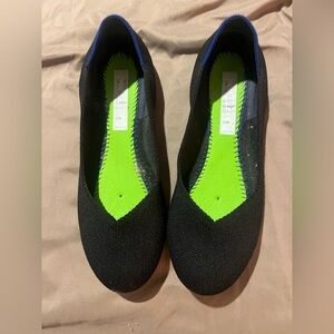 Rothy's Black Flats with Black  Insoles